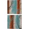 Tricolored by Michael Marcon 14" x 14" Canvas Wall Art (Set of 2)